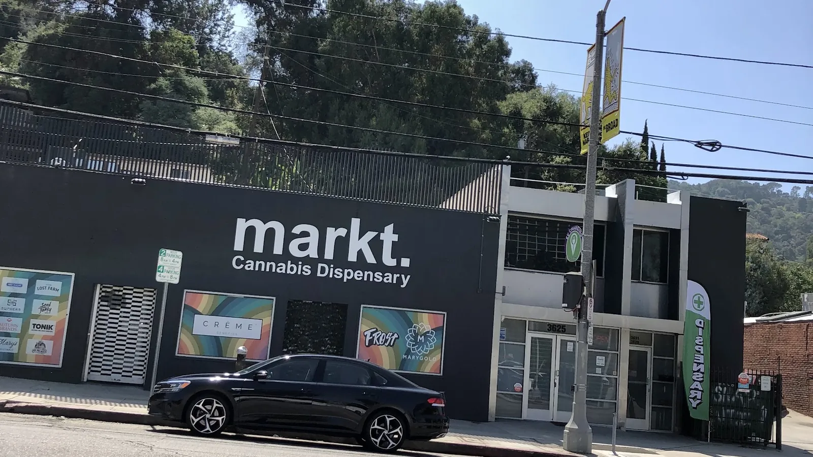 Markt. Cannabis Dispensary storefront at 3625 Cahuenga Blvd W, Los Angeles